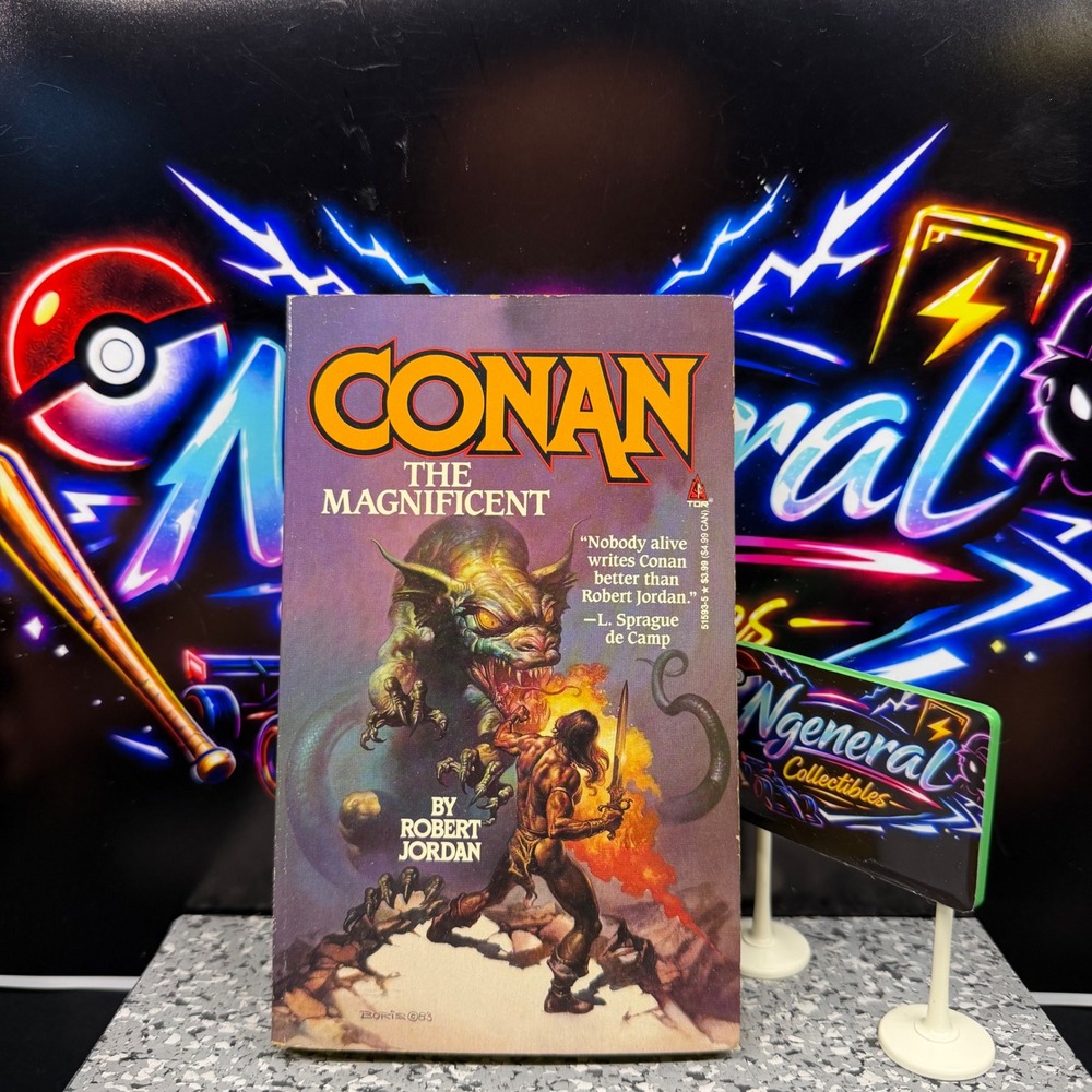 Conan the Magnificent Robert Jordan 1st Edition 1984 Tor Paperback Boris Vallejo